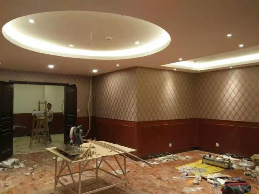    各地壁纸师傅施工实机